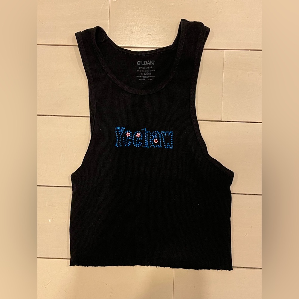 Super cropped “Yeehaw” tank